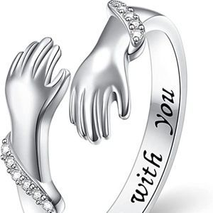 Ladytree Sterling Silver S925 Thumb Band Ring Jewelry Gifts for Women Ring